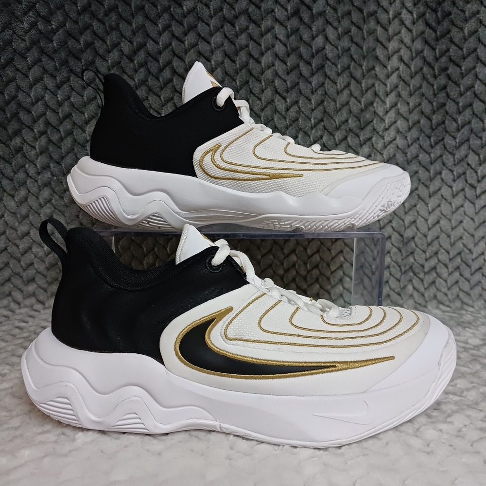 Nike Giannis Immortality 4 GS Youth Basketball Sneakers Shoes Black White Sz 4Y
